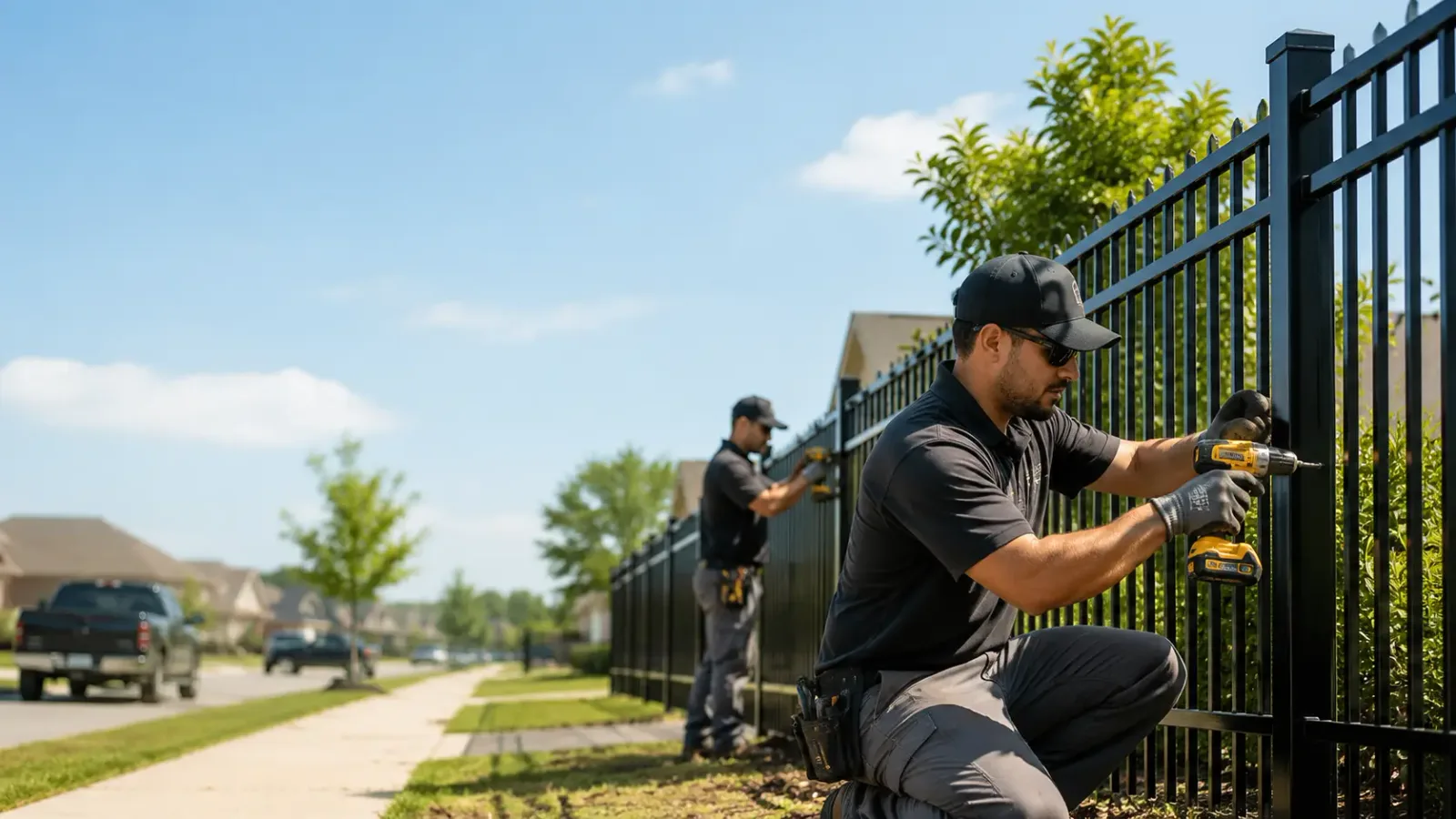 Metal Fence Installation in Georgetown, KY